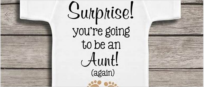 Auntie to be